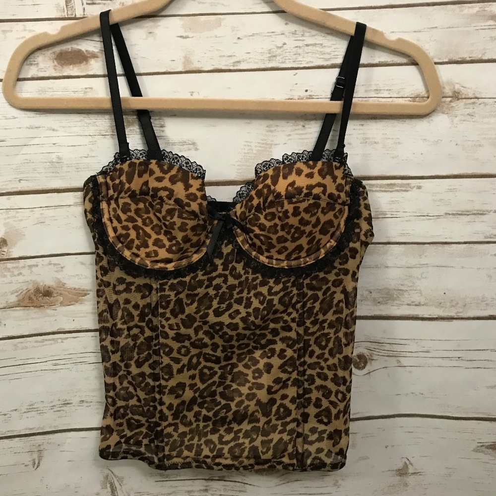 New Cheetah Print Lingerie Top with tag